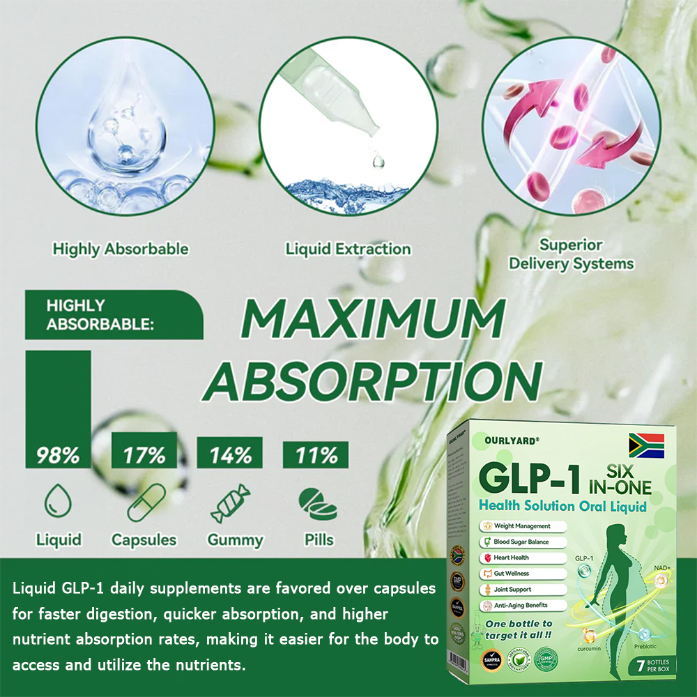 ✨𝑶𝒇𝒇𝒊𝒄𝒊𝒂𝒍 𝑺𝒕𝒐𝒓𝒆 | Ourlyard®👩‍⚕️𝐺𝐿𝑃-𝟏  𝑺𝐢𝐱 𝐢𝐧-𝑶𝐧𝐞 𝑯𝒆𝒂𝒍𝒕𝒉 𝑺𝒐𝒍𝒖𝒕𝒊𝒐𝒏 𝑶𝒓𝒂𝒍 𝑳𝒊𝒒𝒖𝒊𝒅  (𝐉𝐮𝐬𝐭 𝐨𝐧𝐞 𝐝𝐨𝐬𝐞 𝐚 𝐝𝐚𝐲 — 𝐯𝐢𝐬𝐢𝐛𝐥𝐞 𝐫𝐞𝐬𝐮𝐥𝐭𝐬 𝐢𝐧 𝐣𝐮𝐬𝐭 𝟕 𝐝𝐚𝐲𝐬) ✅ 𝐅𝐨𝐫 𝐨𝐛𝐞𝐬𝐢𝐭𝐲, 𝐜𝐚𝐫𝐝𝐢𝐨𝐯𝐚𝐬𝐜𝐮𝐥𝐚𝐫 𝐡𝐞𝐚𝐥𝐭𝐡, 𝐝𝐢𝐚𝐛𝐞𝐭𝐞𝐬, 𝐬𝐥𝐞𝐞𝐩 𝐚𝐩𝐧𝐞𝐚, 𝐣𝐨𝐢𝐧𝐭 𝐢𝐬𝐬𝐮𝐞𝐬, 𝐚𝐧𝐝 𝐦𝐨𝐫𝐞